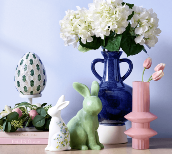 Bunny, Egg, and Floral Decor