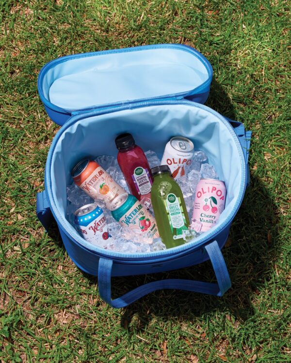Cooler with drinks
