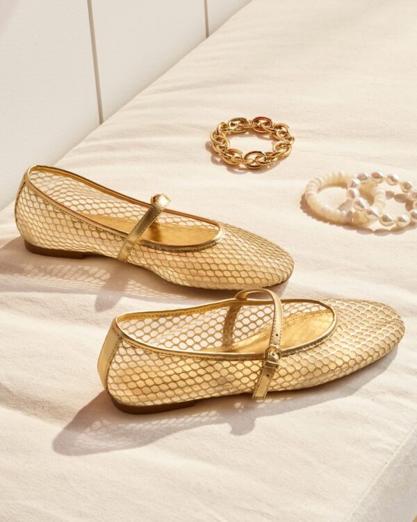 Gold Sandals & Bracelets