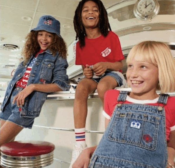 Kids in Red, White, and Blue