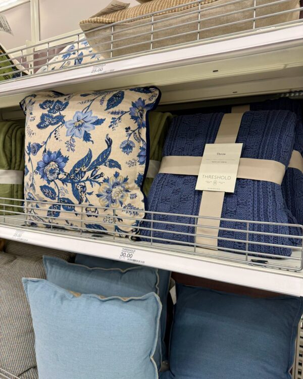Blue pillows