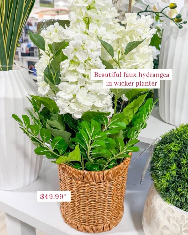 Faux hydrangea