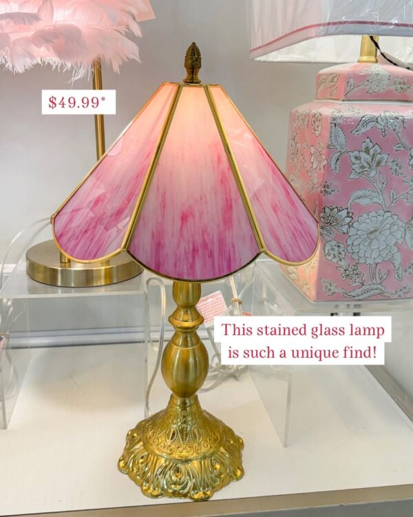 Stained glass lamp